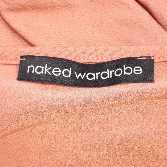 NAKED WARDROBE Dress, L, Bodycon, Rushed/Swaddled Skirt, long sleeves, Wiggle - Picture 7 of 9